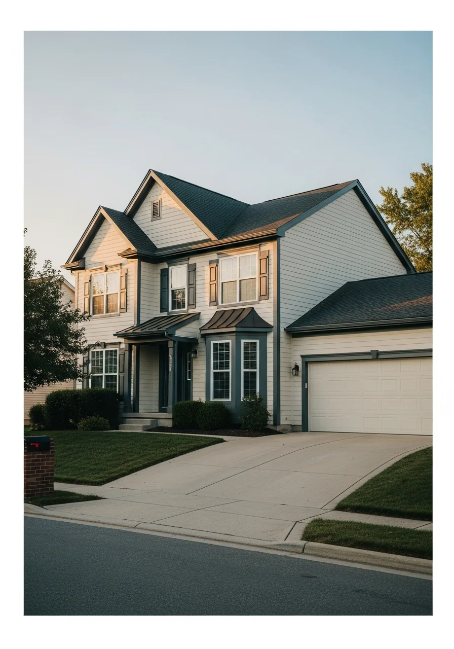 Professional exterior painting service on Bay Village residential home with quality finish